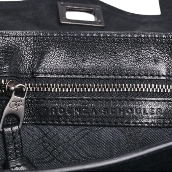 Proenza Schouler Lambskin PS1 Pochette Clutch in Black - Picture 6 of 11